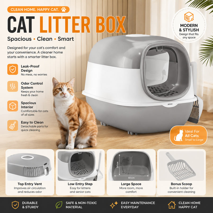 E24 Cat Litter Box